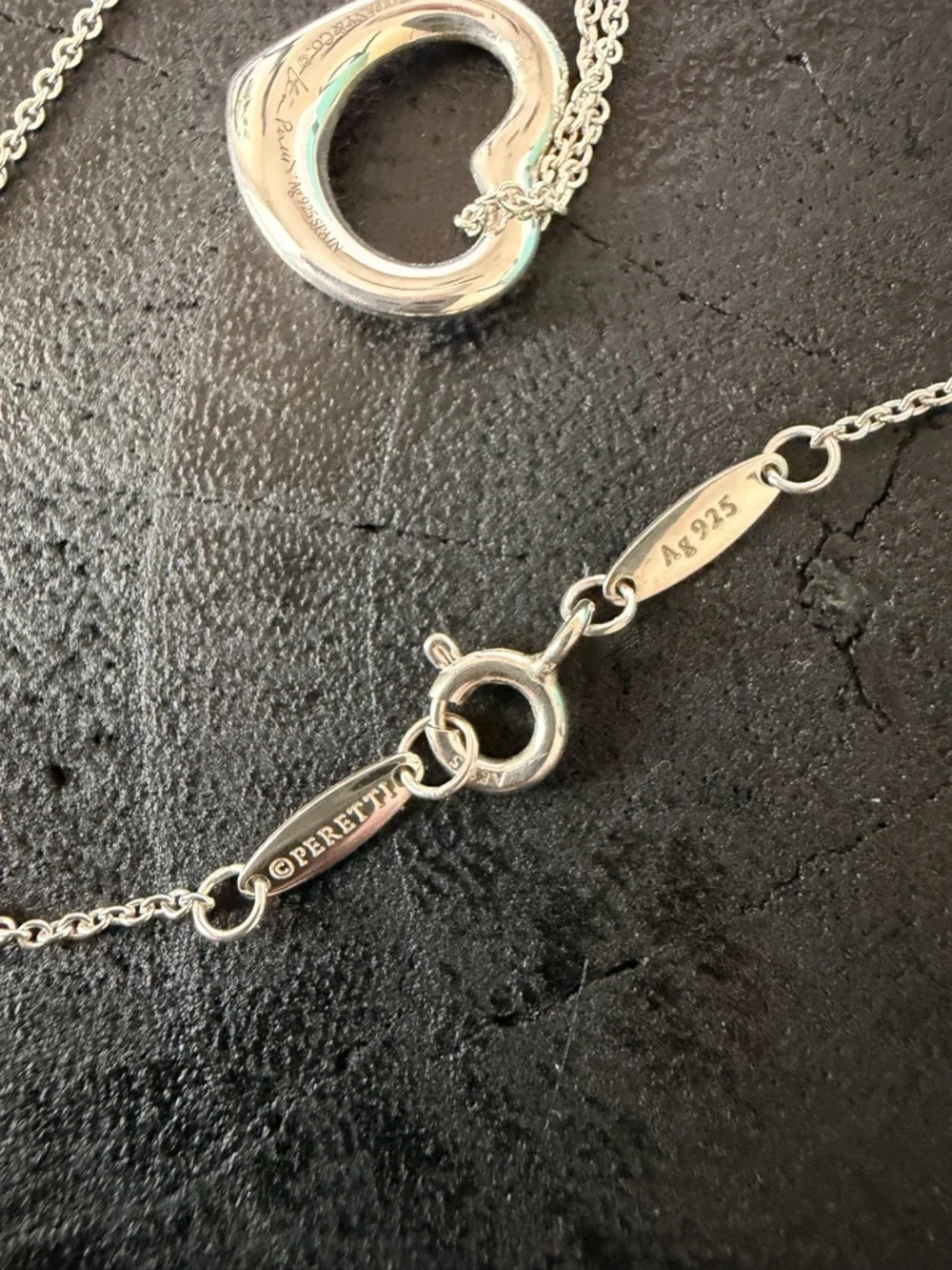 Tiffany & Co. Open Heart Necklace - Picture 3 of 8